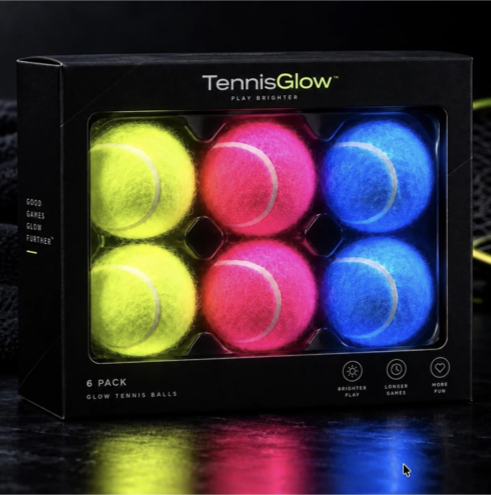TennisGlow Retail Box (6 Glow Tennis Balls)