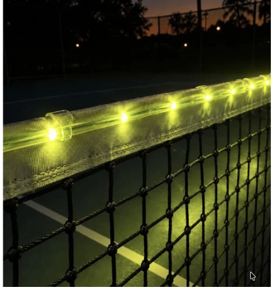 LED Strip Closeup on Net